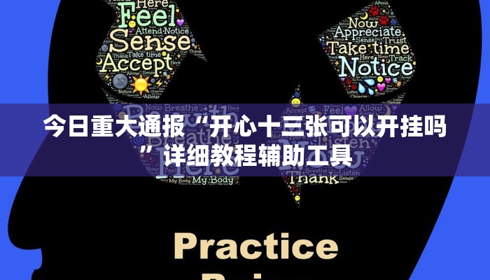 今日重大通报“开心十三张可以开挂吗”详细教程辅助工具